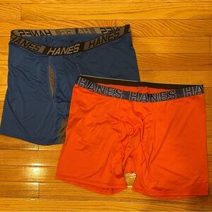 Lot 2 Hanes X-Temp Boxer Briefs Men’s XXL